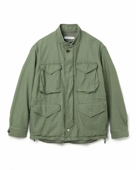 nonnative | TROOPER JACKET COTTON BACKSATIN PIGMENT DYE WITH WINDSTOPPER