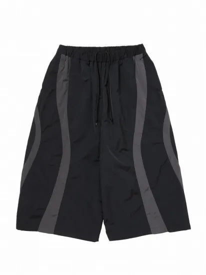 COOTIE | Nylon Paneling Shin Cut Wide Track Pants