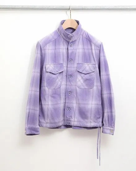nonnative | TROOPER SHIRT JACKET COTTON TWILL OMBRE CHECK by Rafu