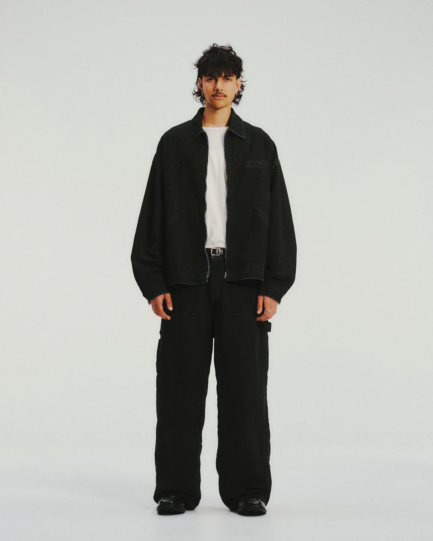 COOTIE | Grainy Denim Work Jacket
