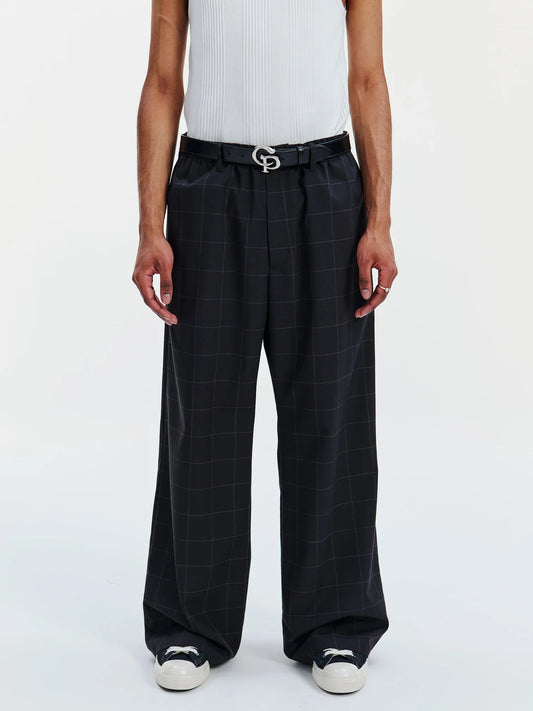COOTIE | Symbol Buckle Leather Belt