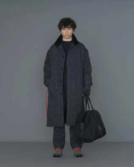 nonnative | WANDERER LONG PUFF COAT WOOL HERRINGBONE WITH WINDSTOPPER