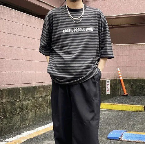 COOTIE | Polyester Border S/S Tee (Exclusive for TINY OSAKA)