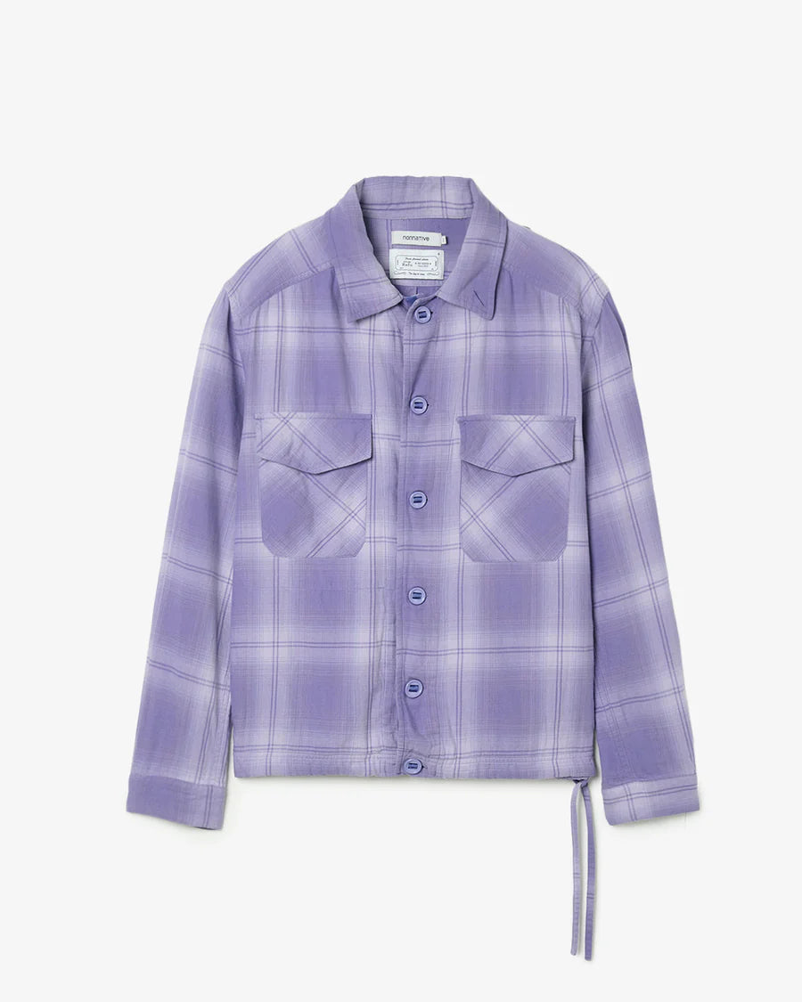 nonnative | TROOPER SHIRT JACKET COTTON TWILL OMBRE CHECK by Rafu