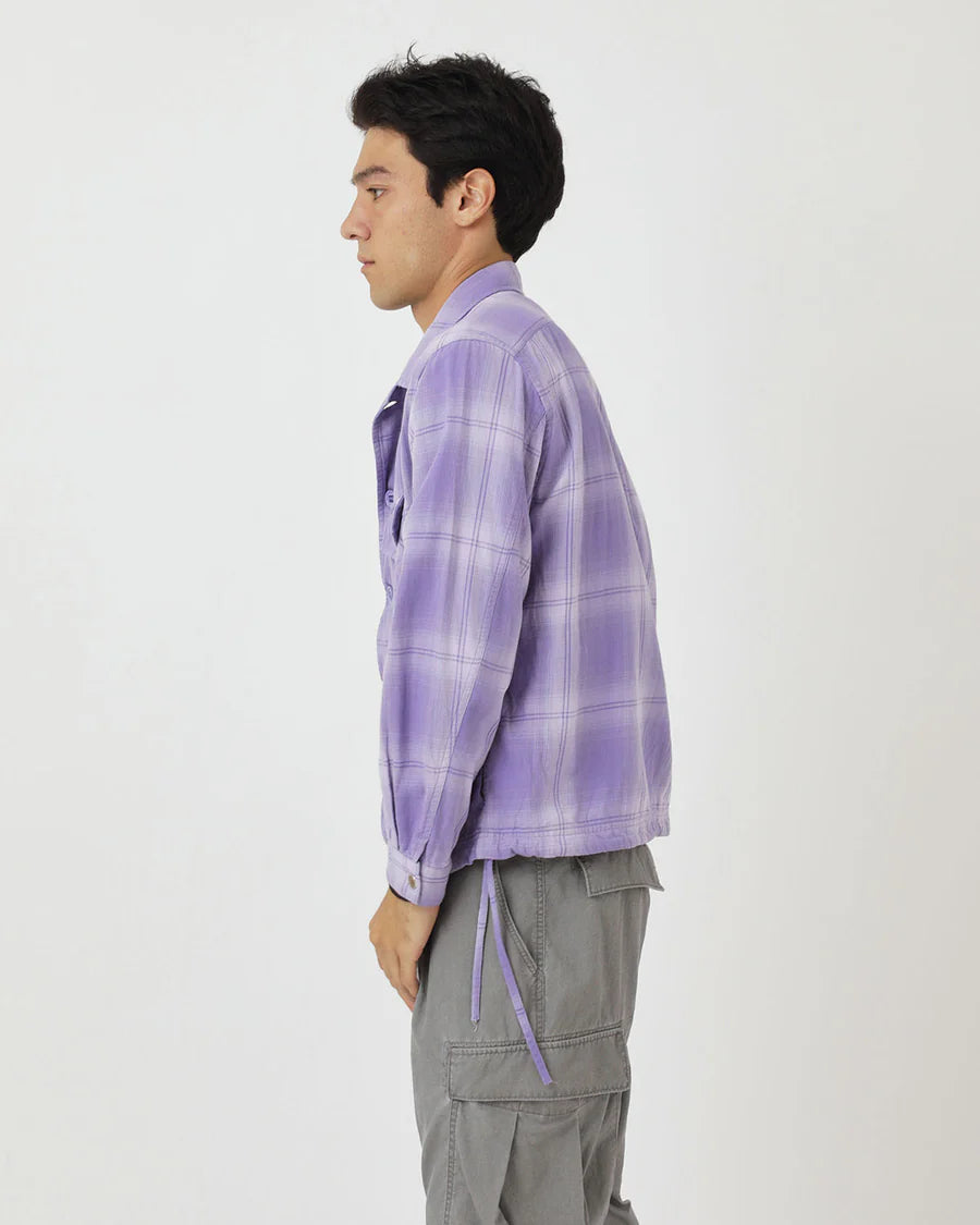 nonnative | TROOPER SHIRT JACKET COTTON TWILL OMBRE CHECK by Rafu