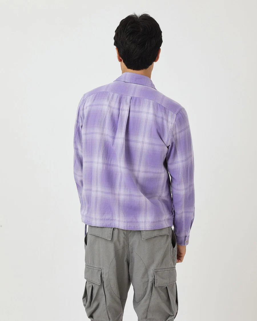 nonnative | TROOPER SHIRT JACKET COTTON TWILL OMBRE CHECK by Rafu
